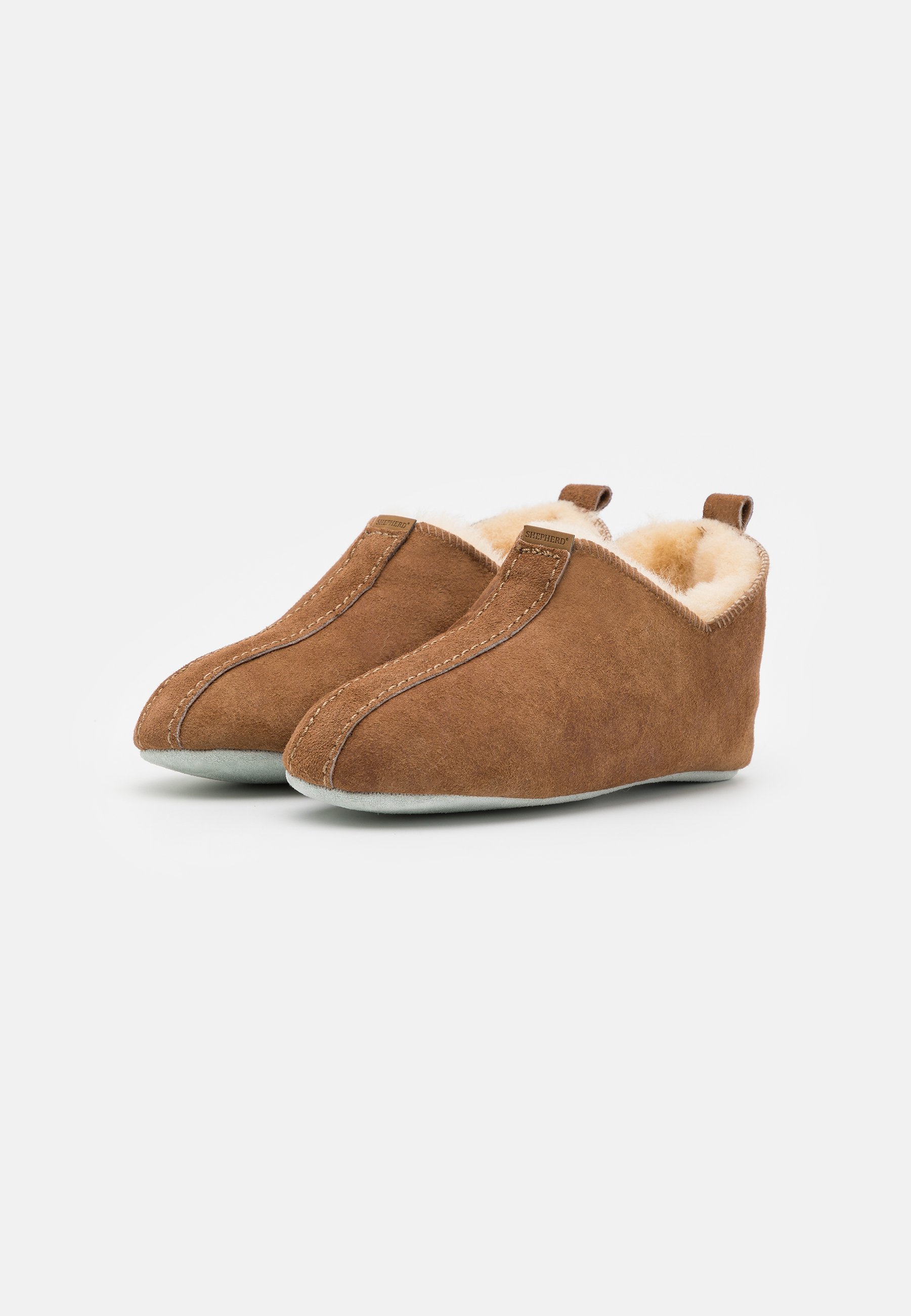 Shepherd VIARED - Pantoffels - antiek/cognac