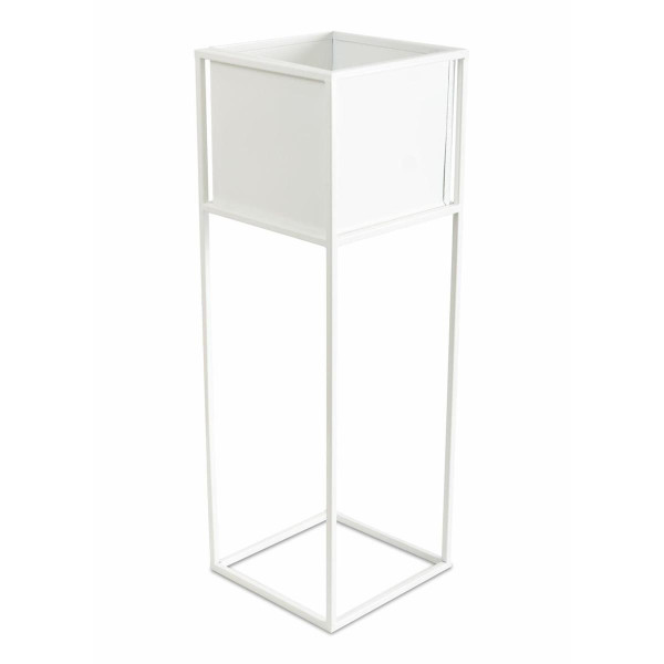 Nowoczesny kwietnik stojak biały 70 cm GLAM