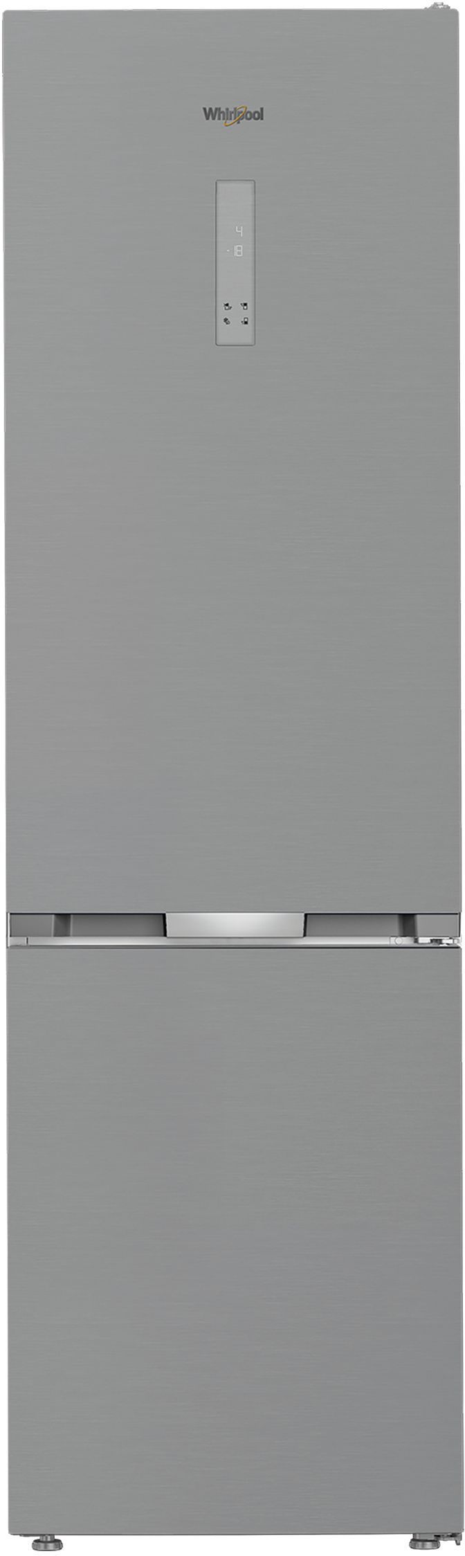 Combi refrigerator - WHIRLPOOL - WHK26402XP4E - 355 L - Dual NoFrost - 6th Sense - Bottle rack - 203.5x59.5x66.3 - Stainless steel