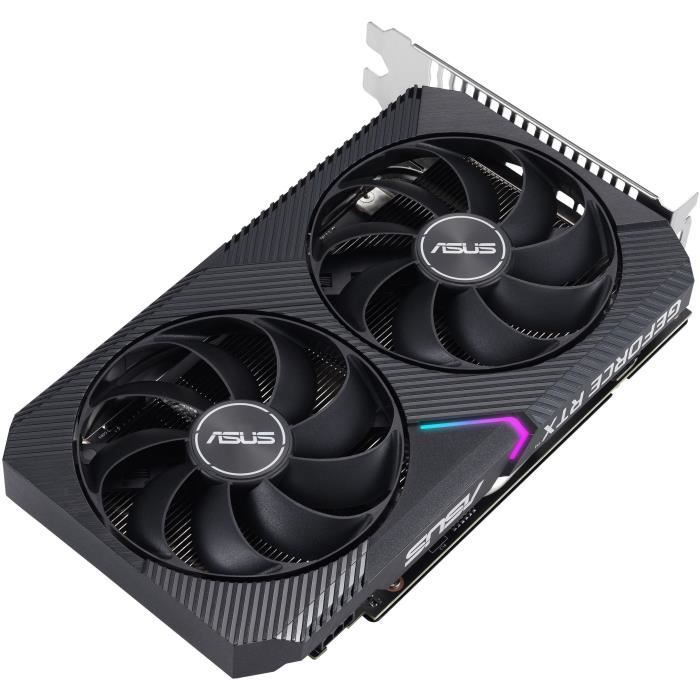 Scheda grafica - ASUS - Dual - RTX 3050 - 8 GB GDDR6 - PCI Express 4.0 - Risoluzione 7680x4320