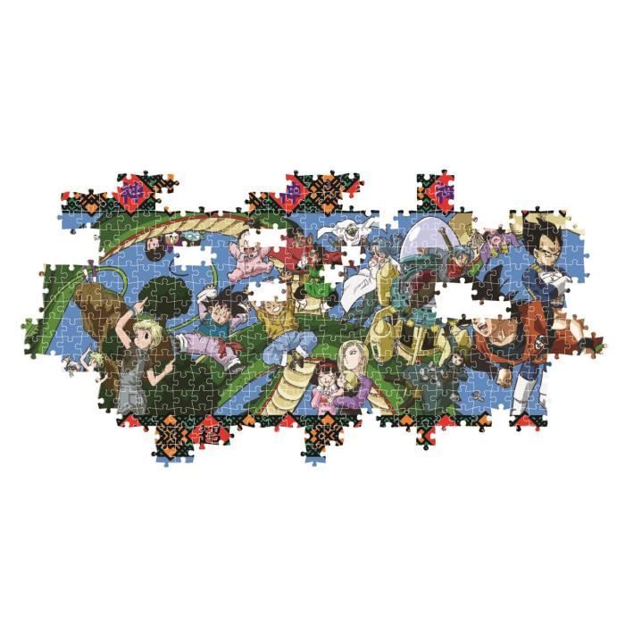 CLEMENTONI - Compact 1000 pièces Panorama - Dragon Ball Super