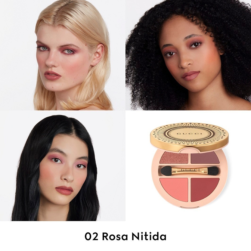 Gucci Eyeshadow Palette de Beauté Quatuor paleta senčil za oči, lica in ustnice - 8 g