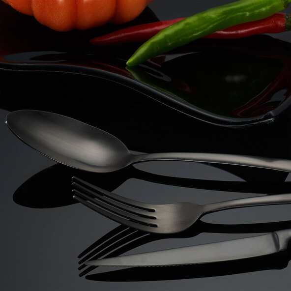 Avelino bestekset, 42-delig, voor maximaal 6 personen, Black Edition