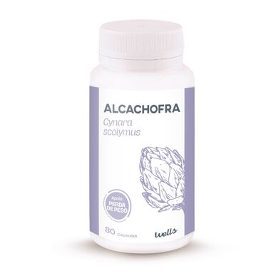 Suplemento para bajar de peso Wells con alcachofa, 80 cápsulas