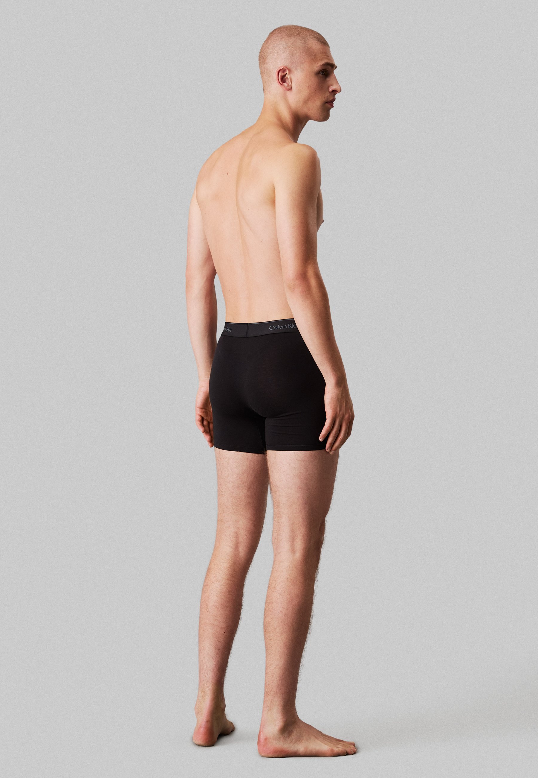 Calvin Klein Ondergoed BOXERBRIEF 3-PACK ICON KATOEN STRETCH - Broekjes - zwart/glacier/blauw belletje