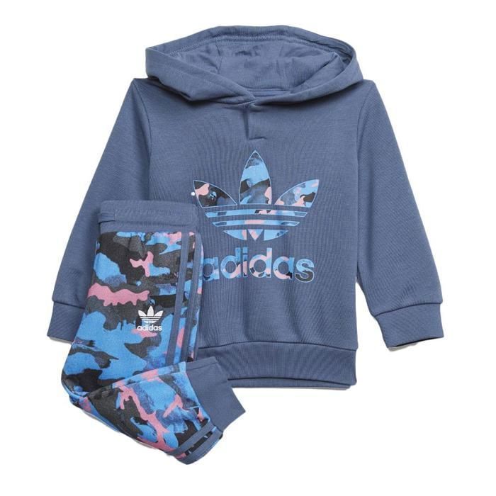 Chándal azul Adidas para niña HK0319