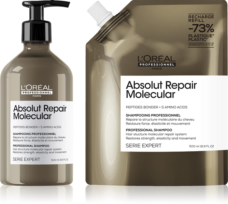 L'Oréal Professionnel Serie Expert Absolut Repair Moleculaire handige verpakking voor beschadigd haar