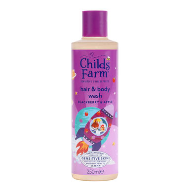 Childs Farm Hair & Body Wash Blackberry & Apple Shampoo and Shower Gel 250 ml