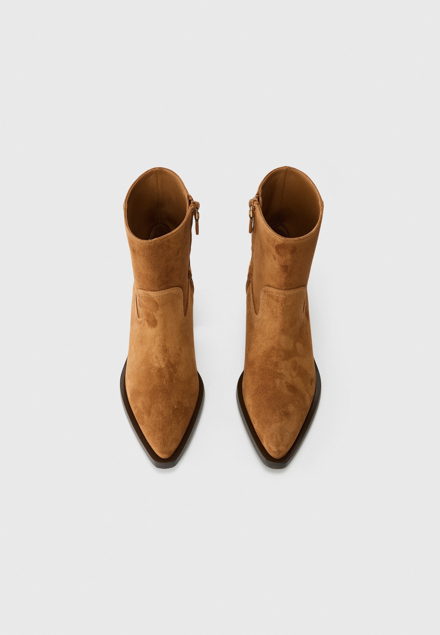 Stuart Weitzman TATE - Klassieke enkellaarsjes - hertenbruin/donkerbruin