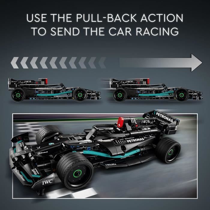 LEGO Mercedes-AMG F1 W14 E Performance 42165 Brinquedo de Construção - 240 Peças - Ação de Puxar - Idade 7+