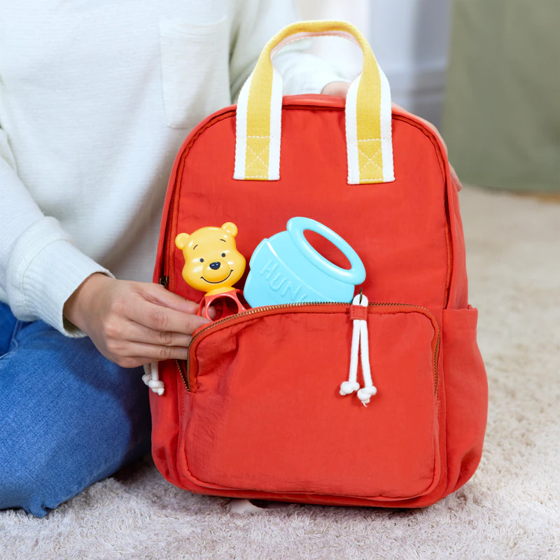 Bright Starts Hunny & Shake Winnie de Pooh bijtring met rammelaar
