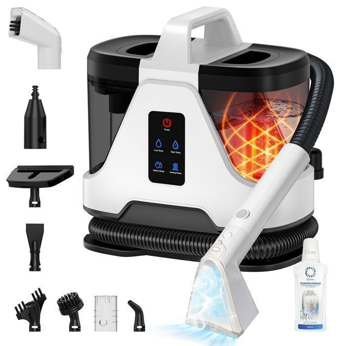 Nettoyeur canapé tissu - Nettoyeur vapeur 1700W - Shampouineuse Accessoires polyvalents - Réservoir 1850ml - Cordon 5m
