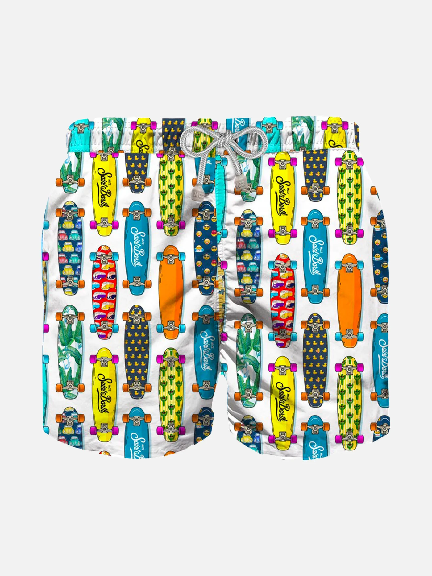 Zwempak voor jongens met skateboardprint