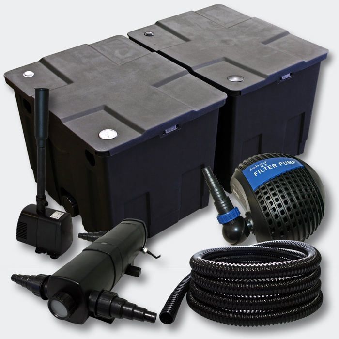 Bio Filter Pond Filtration Kit 60000l UVC 36 Watts Fountain 4216511