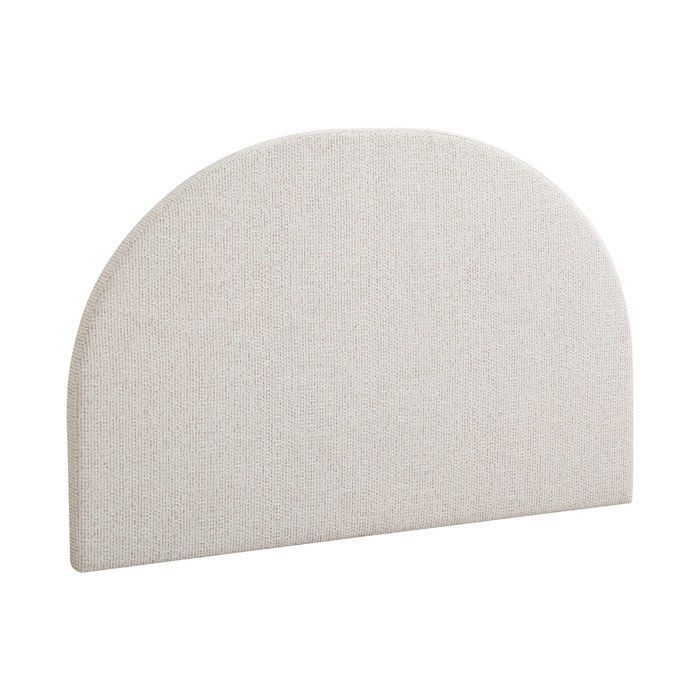 160cm Headboard - Textured Fabric - Beige - PANIOTI