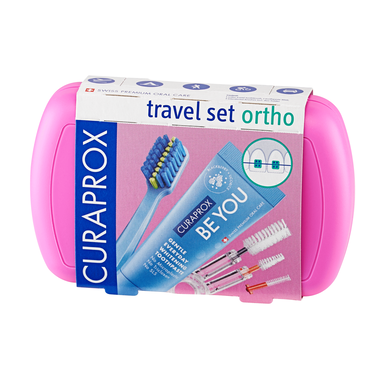 Curaprox Be You Ortho -suuhygieniasetti, vaaleanpunainen, 1 kpl, 1 kpl