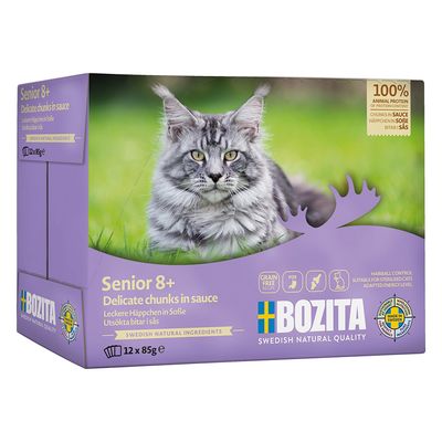 Bozita Morsels i Sauce Senior 8+ 12 x 85 g