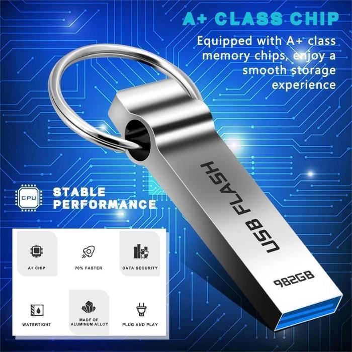 USB Flash Drive - ICYPIE - 982 GB - High Speed - USB 3.0 - Portable and Durable