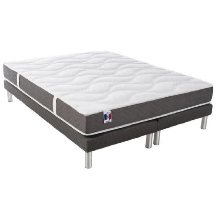 Comfort Design Mattress and Bed Base Set - Malaga 35kg/m³ - Balanced - 160x200cm