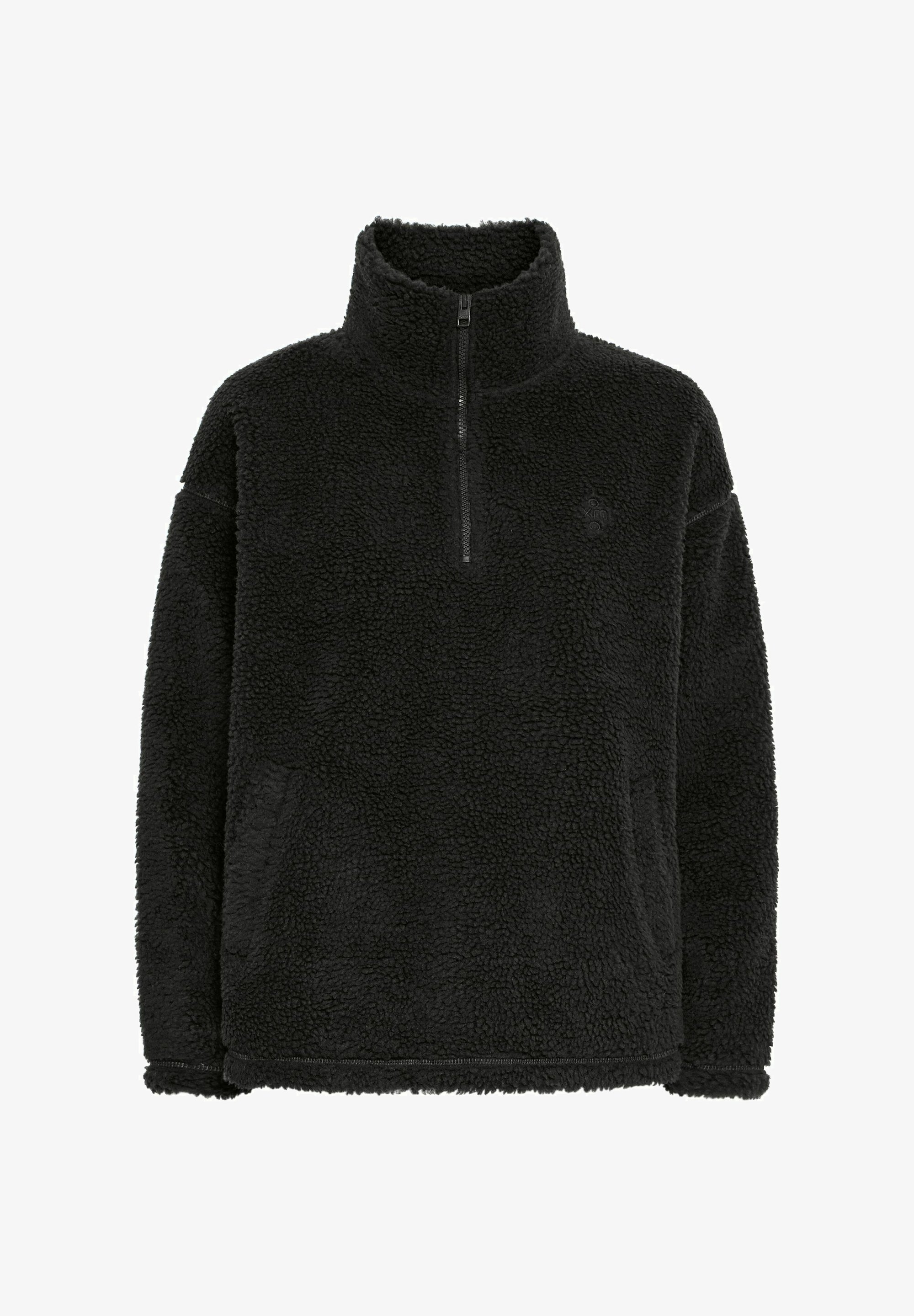 Pull en polaire Oxmo OXTOLIRONE TEDDY - noir