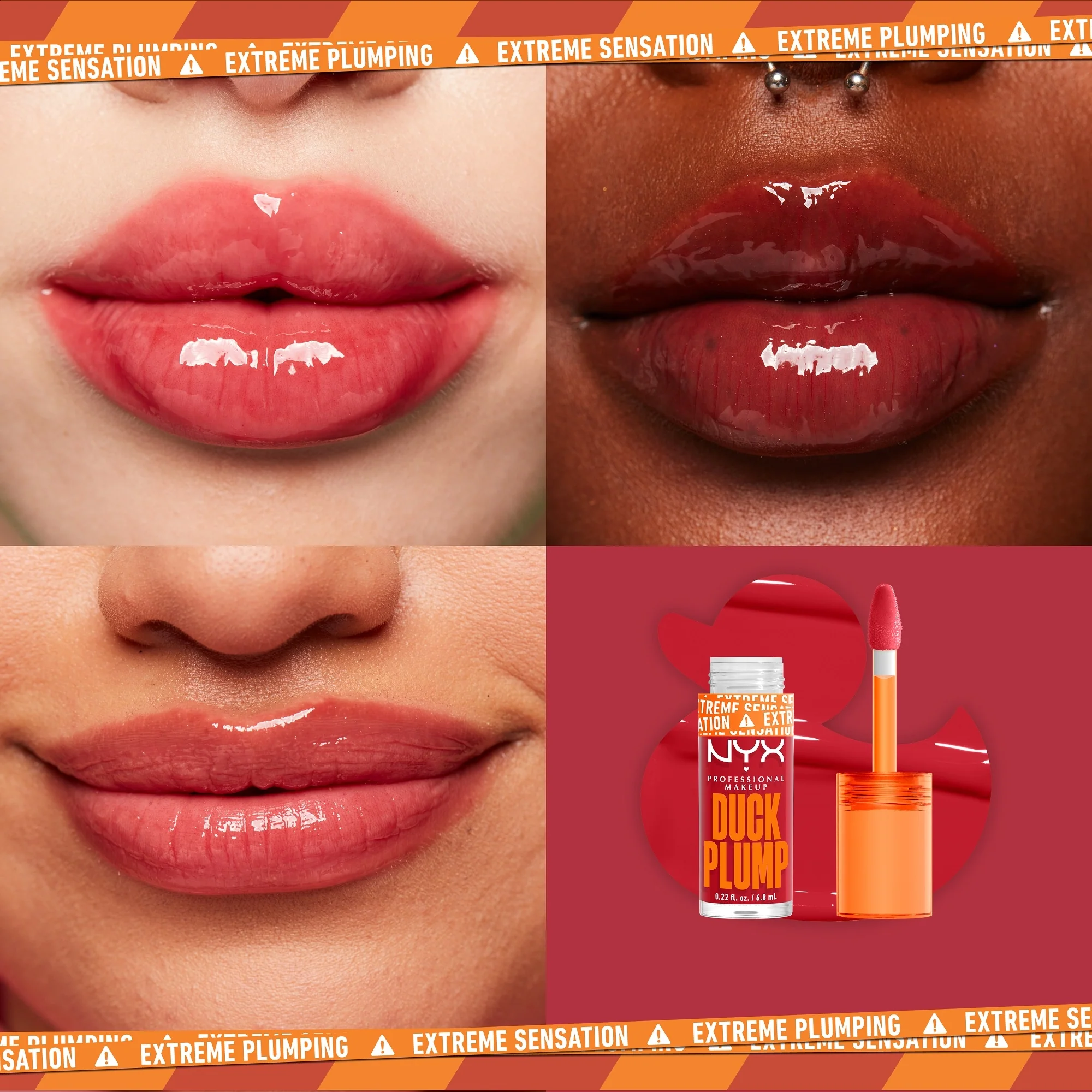 Labbra Duck Plump Gloss Rimpolpante - Gloss, Volumizzante Labbra