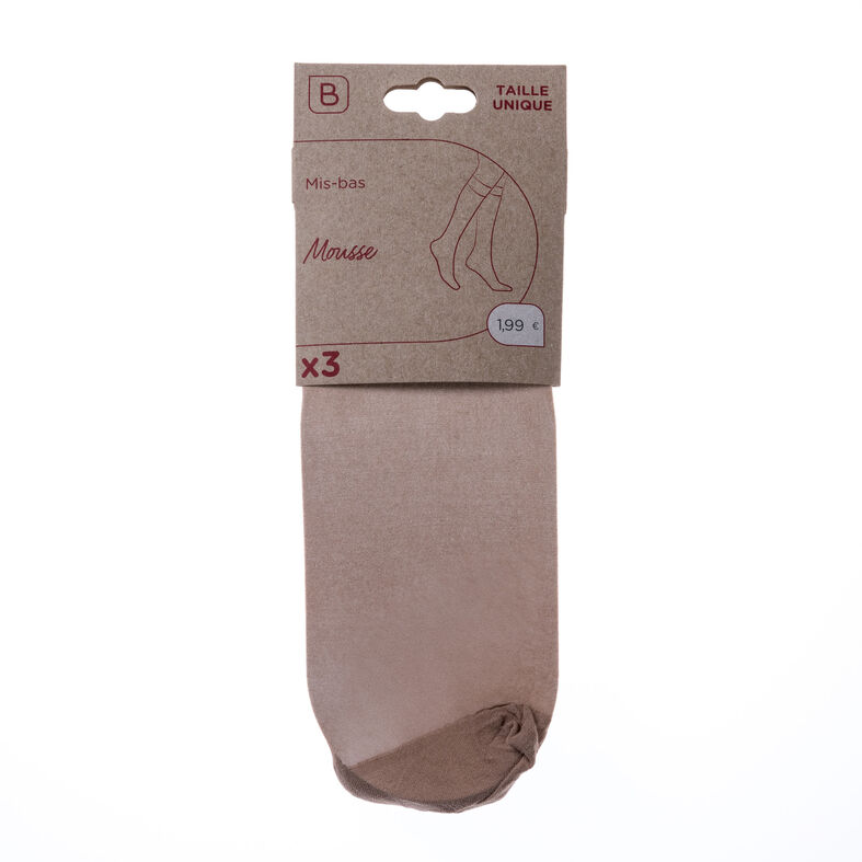 Chaussettes et collants Femme Beige