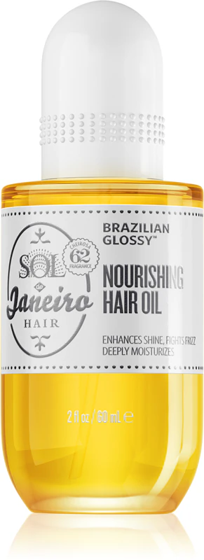 Óleo capilar nutritivo e brilhante brasileiro Sol de Janeiro