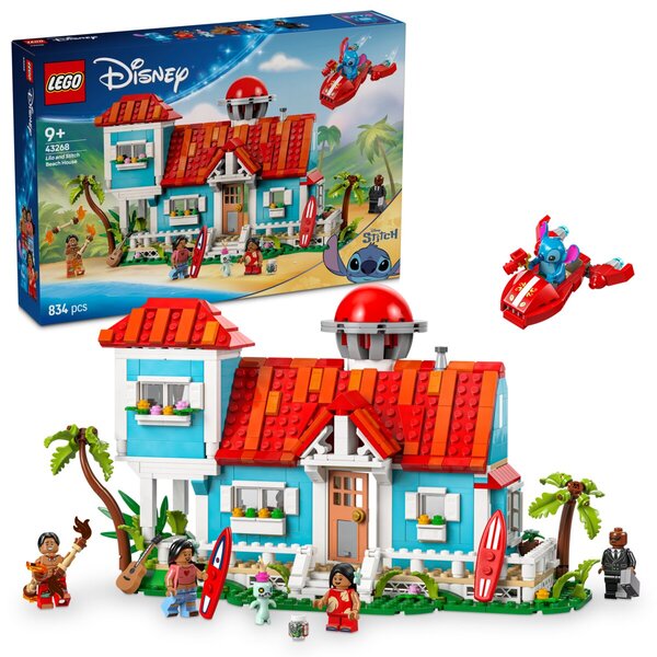 LEGO Disney 43268 Λίλο και Στιτς Σπίτι στην Παραλία<br>