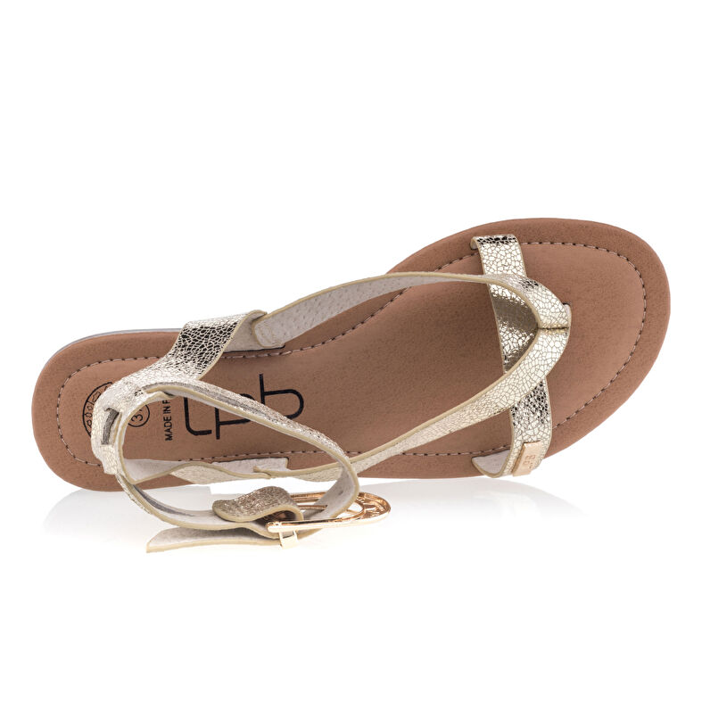 Női sárga flip-flop papucsok / tanga szandálok