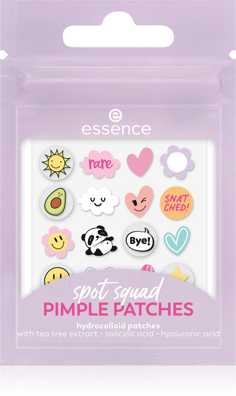adesivos para espinhas Spot Squad da essence para pele problemática