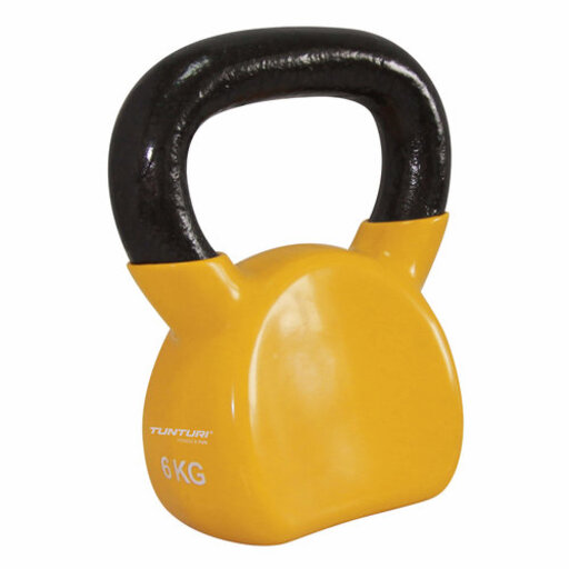  Tunturi Vinyl-Kesselglocke 6 kg Gelb – Pesa Rusa 6 kg Amarilla