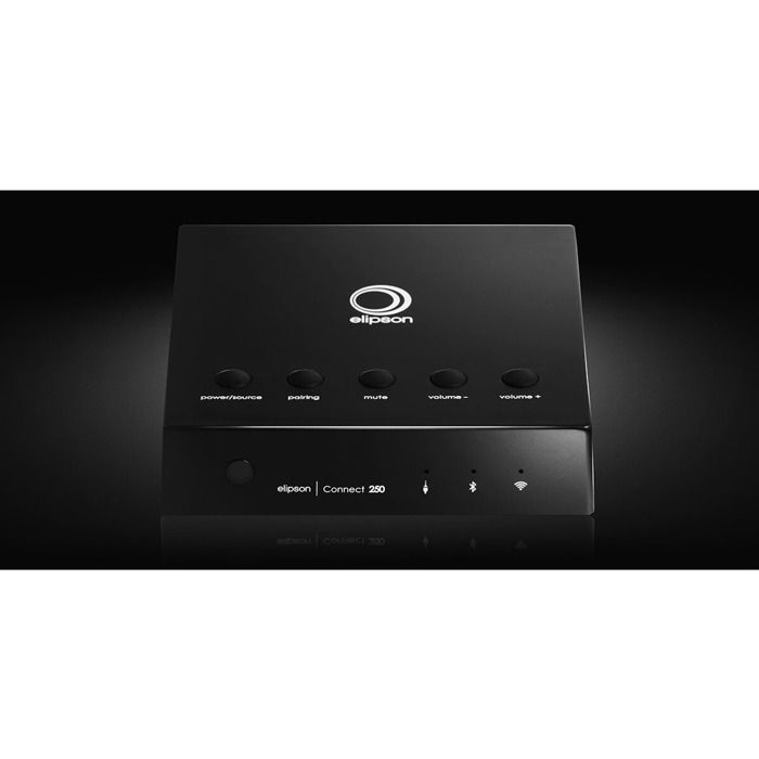 Amplificatore stereo HiFi Elipson Connect 250 - Nero - Bluetooth - Wi-Fi