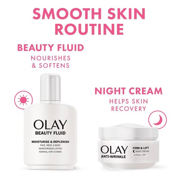 „Olay Beauty Fluid Hydrating Lotion“ 100 ml – visiems odos tipams