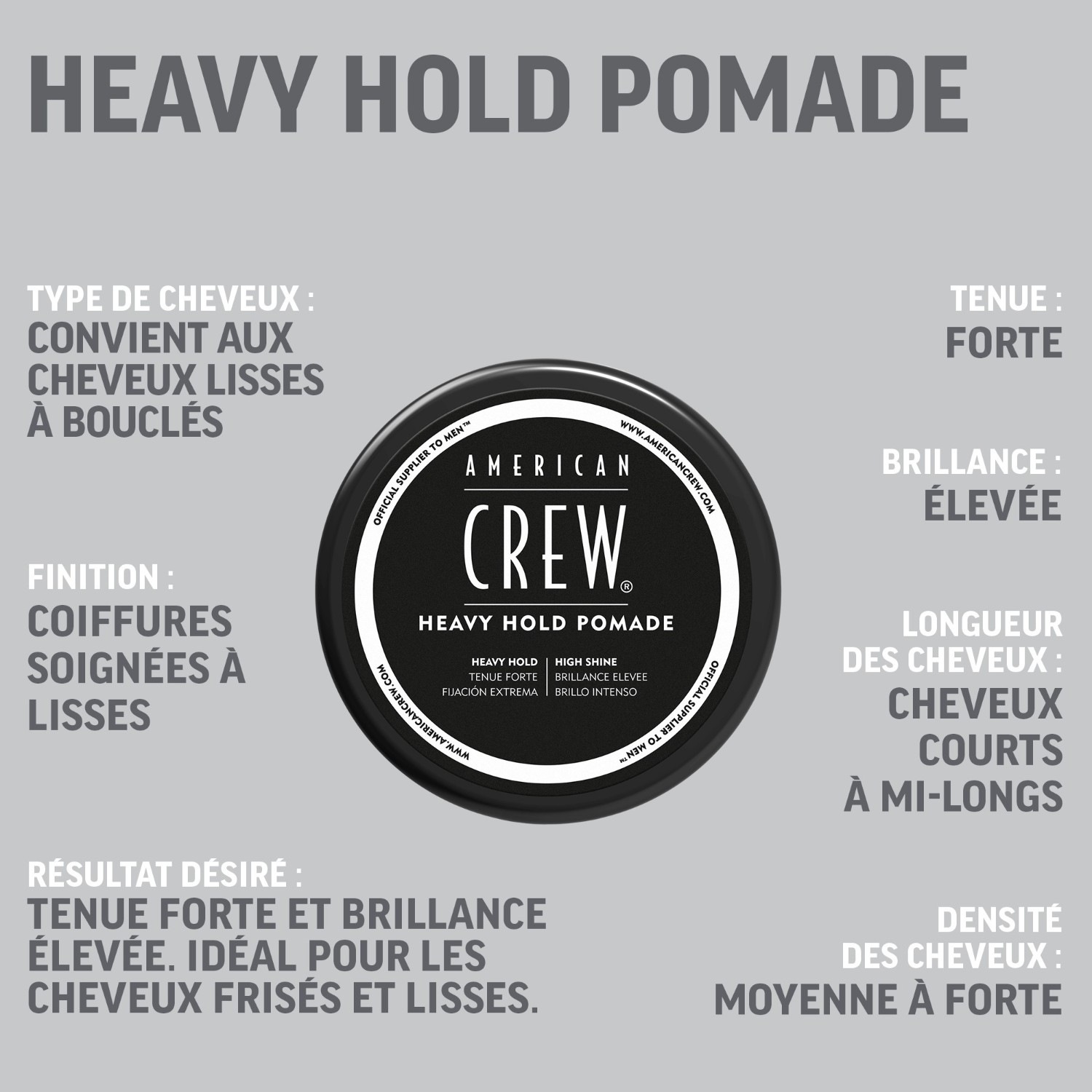 American Crew Heavy Hold Pomade