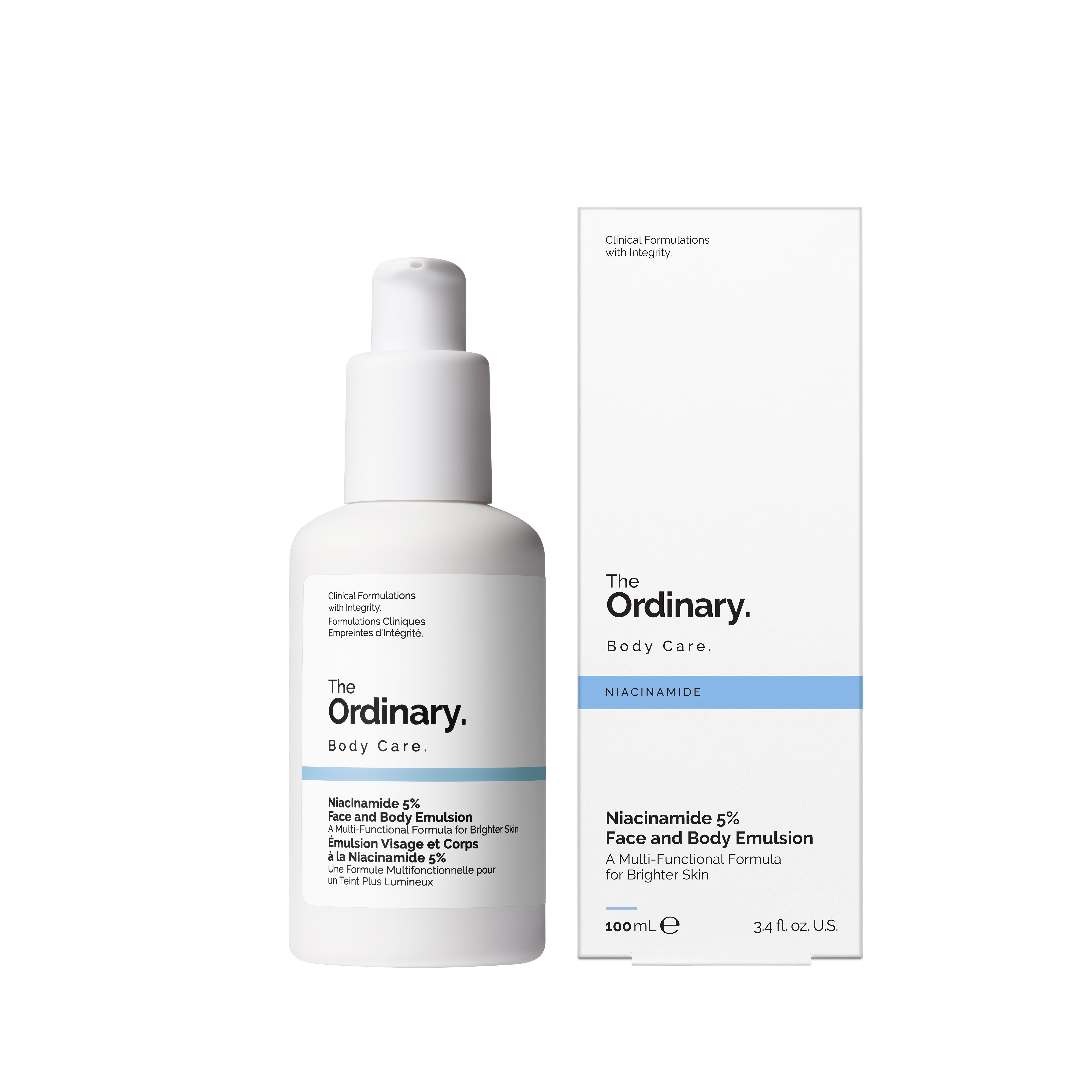 Niacinamido 5% veido ir kūno emulsija Cosmetica corporal