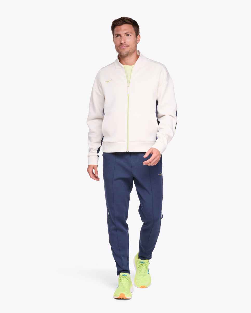 HOKA Kaitoro Strickjacke Alabaster / Varsity Navy