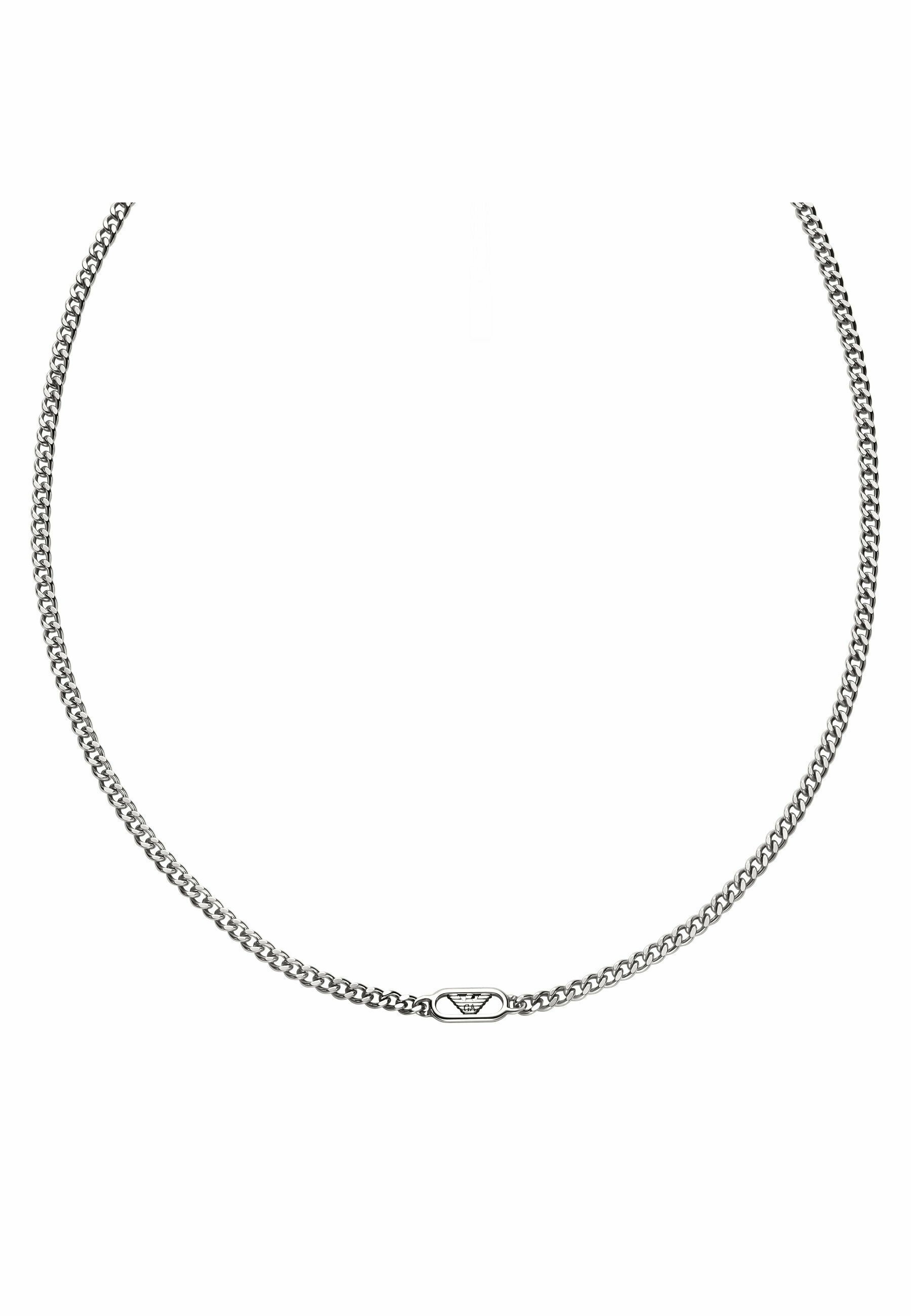 Emporio Armani EMPORIO ARMANI HEREN SIERADEN ADELAARLOGO - Halsketting - zilver