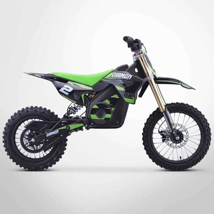 Kids Electric Motorcycle 1300W / ORION 1300W Motocross Bike / 14/12 / 2021 Edition / Green