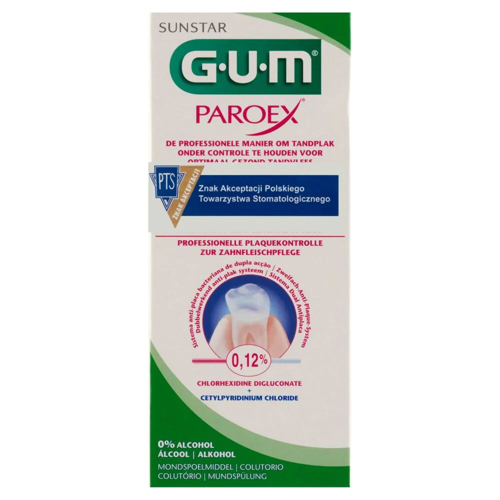 Gum Paroex 0,12% Płyn do płukania jamy ustnej
