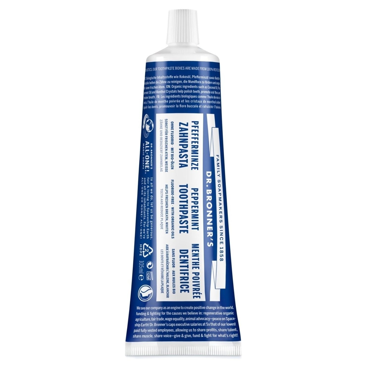 Dr. Bronner's pasta za zube s okusom mente - 105 ml