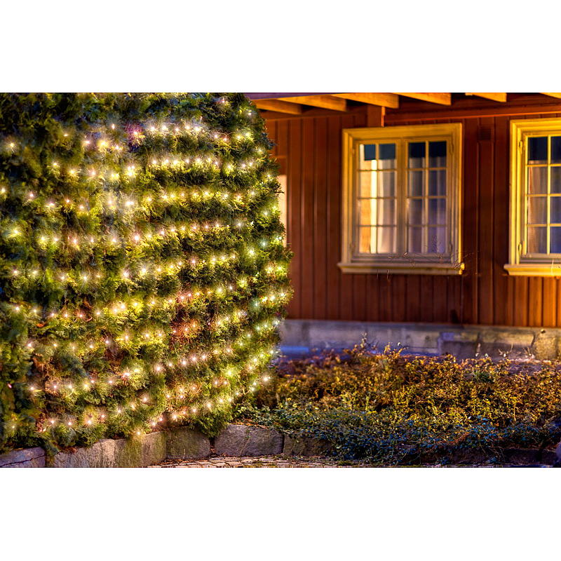 Hembelysningsgaller 2x2 m 140 LED, med batteri, Molladalen