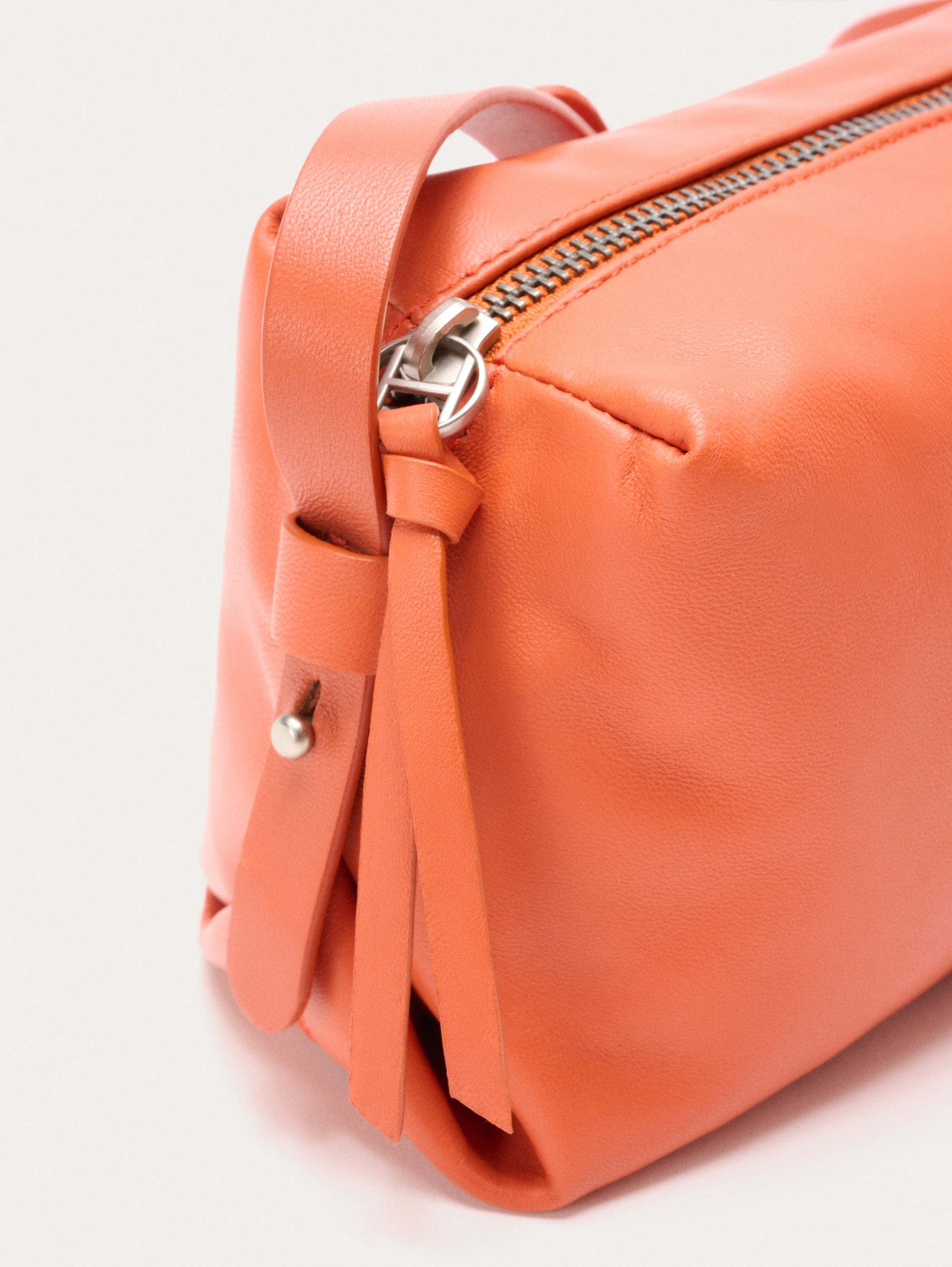 BANDOLERA PIEL HALL NARANJA