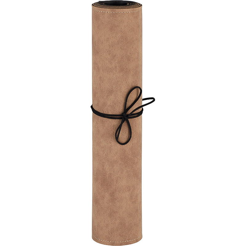 Home Runner 30x135 cm imitert skinn brunt