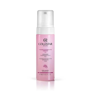 Collistar nyugtató tisztítóhab érzékeny bőrre, ragyogást adó és simító tisztítóhab, 180 ml