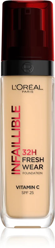 „L'Oréal Paris Infaillible 32H Fresh Wear“ ilgai išliekantis skystas makiažo pagrindas