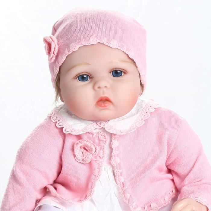 ZIYIUI Rebornpop, 55 cm, gemaakt van siliconen, realistisch en magnetisch, voor kinderen vanaf 3 jaar.