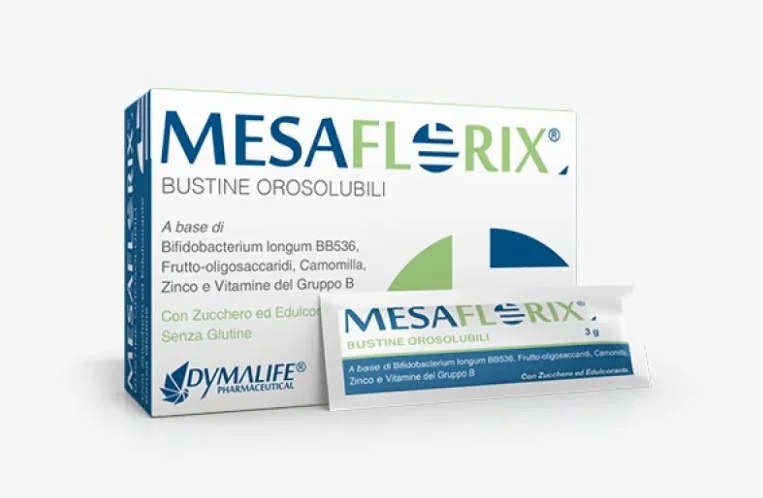 DYMALIFE PHARMACEUTICAL Mesaflorix 14 orodispergeerbare sachets