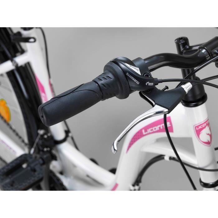 Licorne Bike Stella Premium Vélo de Ville – Vélo Hollandais Confortable,  (Blanc 24)