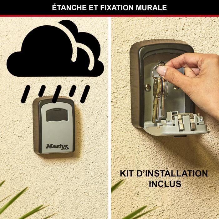 Caixa de chaves segura MASTER LOCK [Média] [Montada na parede] - 5401EURD - Select Access Compartilhe suas chaves com segurança
