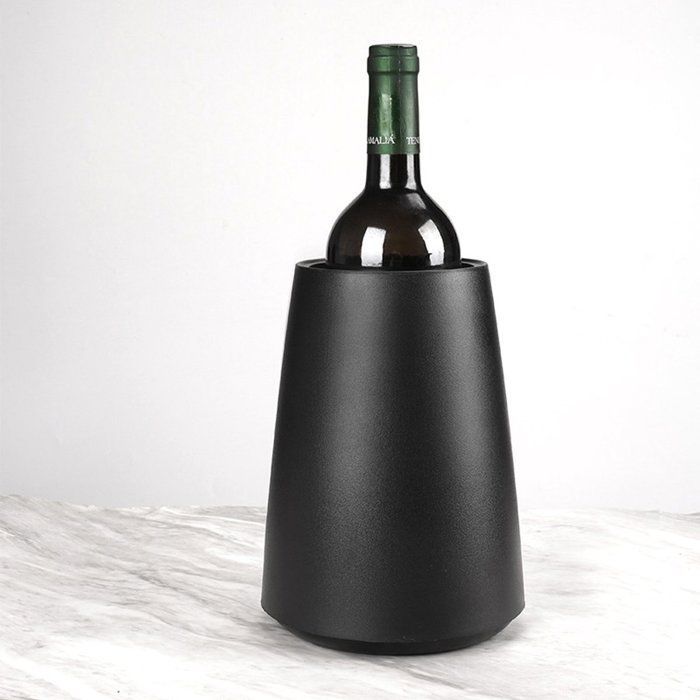 Enfriador de vino - Refrigerador de vino - Accesorios para vino - Negro